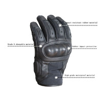 Gants de moto en cuir premium, imperméables, coupe-vent, pour écran tactile, pour la conduite et la course, parfaits pour l'hiver