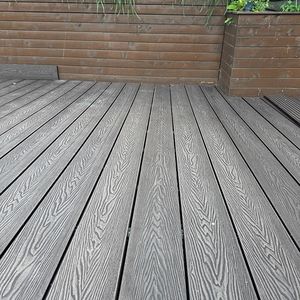 Plancher en composite bois-plastique SHENGCHENG pour terrasse, revêtement imperméable à l'eau, imitation bois, éco-responsable - Product Image 5