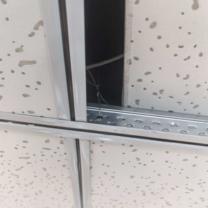 Système de suspension de plafond en grille T prépeinte, durable, ignifuge et antirouille, pour grandes usines, avec contrôle qualité strict, vente en gros - Product Image 5