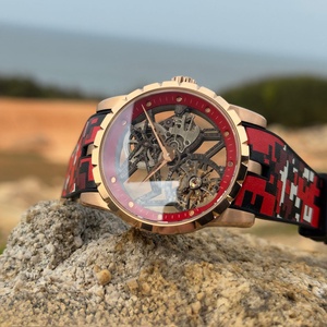Nouvelle Montre Mécanique Automatique pour Homme 2026, Tourbillon Coloré Tendance 42mm, Haute Qualité, Creuse, Loisirs et Sport - Product Image 2
