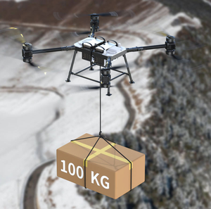 Hot bán 100kg tải lớn giao thông vận tải hậu cần giao hàng Drone người mới bắt đầu mức độ điều khiển từ xa 70000mAh pin 100V 24S điện - Product Image 3