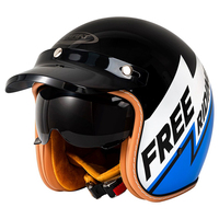 Casque Jet en Gros d'Usine pour Hommes Femmes Unisexe Casque Ouvert Casque de Moto en Matière ABS Équipement Moto Casque Semi-ouvert