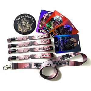 สายคล้องคอพลาสติก PVC ใส พิมพ์ภาพสีเต็มรูปแบบ ออกแบบเองได้ตามสั่ง สำหรับบัตรประจำตัว บัตร VIP บัตรสมาชิก บัตรธุรกิจ ขายส่ง - Product Image 2