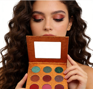 Highly Personalized Small Palette Shimmer Finish Matte Powder DIY <strong>Makeup</strong> Glitter Pigments Dark <strong>Orange</strong> Empty <strong>Eyeshadow</strong> - Product Image 1