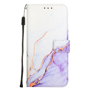 Pour <span class=keywords><strong>iPhone</strong></span> 15/16E/16 Promax Marble Design Wallet Etui en cuir Pochette, pour Moto G73 PU Flip Case avec fentes pour cartes - Product Image 5