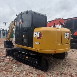 Miniexcavadora CAT 308E2 de segunda mano en buen estado, pocas horas de trabajo, máquina de excavación hidráulica en venta - Product Image 2