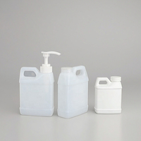 250ml 500ml 1000ml 1L plastique F-Style cruches Hdpe conteneurs chimiques acrylique liquide ongles acétone huile pompe détergent bouteille