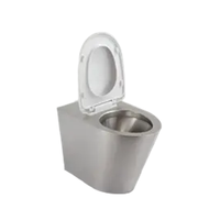 Wc de toilette chinois en acier inoxydable de haute qualité personnalisé OEM ODM