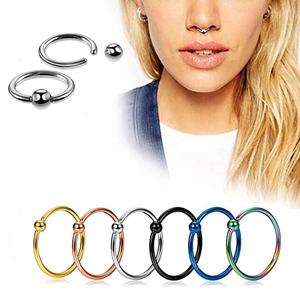 Rvs Wenkbrauw Tepel <span class=keywords><strong>Penis</strong></span> Neus Oor Tragus Bal Sluiting <span class=keywords><strong>Ring</strong></span> Body <span class=keywords><strong>Bcr</strong></span> Piercing Sieraden Captive Bead Ringen - Product Image 2