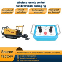 Télécommande radio sans fil pour plateforme de forage, personnalisée en usine, en fibre PA66 de haute qualité, étanche (portée 225m/5km), 11 fonctions