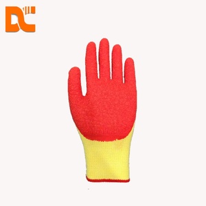 Gants en coton doux antidérapants avec doublure en latex enduit pour travaux domestiques et de construction - Product Image 1