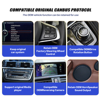 Écran QLED 2K Ultra Android 14 de 12,8 pouces, CARPLAY AUTO pour BMW X3 F25 X4 F30 X5 E70 X5 E71 F15 F16 F86 F10 F11, GPS, autoradio