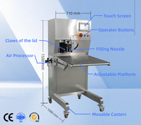 Nouveauté machine de remplissage de liquide semi-automatique 22L pour les applications de boissons eau pure 500ml boîte de sac d'azote à prix réduit