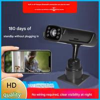 Caméra de surveillance domestique sans fil 1080P avec vision nocturne, rotation à 360 degrés, moniteur bébé sans fil solaire CMOS pour la surveillance