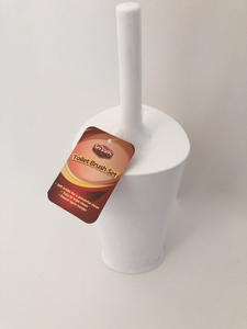 סגור לחלוטין אסלת מברשת ומחזיק פשוט צבע מברשת אסלה עם משודרג אורך מברשת ידית מתאים עמוק ניקוי - Product Image 3