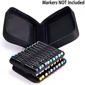 Échantillon Gratuit Nouveau Porte-marqueurs de Croquis en Toile Sac de Transport Artistique avec Poignée Étui Organisateur pour Marqueurs et Stylos - Product Image 5