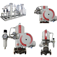 Vanne de régulation pneumatique en acier inoxydable 316, vanne à boisseau sphérique Flowserve Valtek MK 1 personnalisée, positionneur Logix 3200, prix fournisseur