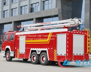 Sinotruk Howo 6x4 <span class=keywords><strong>camion</strong></span> de pompiers à flèche télescopique de <span class=keywords><strong>18</strong></span> mètres avec télécommande - Product Image 3