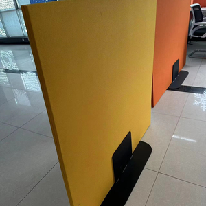 Paneles Acústicos Modernos Ecológicos con Diseño de Modelo 3D para Divisiones de Oficina, Biombos Insonorizantes Recubiertos de Tela - Product Image 1