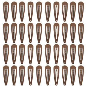 40 Piezas <span class=keywords><strong>de</strong></span> Pasadores para el <span class=keywords><strong>Cabello</strong></span> Pintados <span class=keywords><strong>de</strong></span> Negro <span class=keywords><strong>de</strong></span> 5 cm para Niños, Exclusivo Transfronterizo para 2026, Aleación Colorida Negra, Venta al por Mayor para Fiestas - Product Image 2