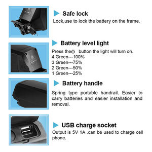 Аккумулятор для электровелосипеда большой емкости, Дорадо 36 В, 48 В, 52v20ah, 25ah, 21700 литиевые батареи для электровелосипеда, батарея для электровелосипеда - Product Image 5