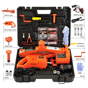 Móvil de alta calidad plataforma elevadora de tijera Jack 5 Ton eléctrica tijera Jack con llave de <span class=keywords><strong>la</strong></span> herramienta - Product Image 2