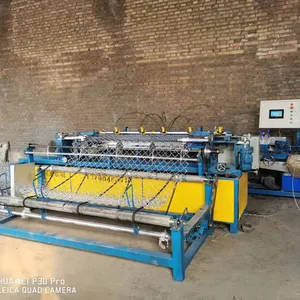 Máquina automática de malla de soporte de mina de carbón Máquina de fabricación de malla de valla de enlace de cadena