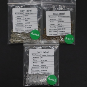 Manufacturer Direct PC PEEK RENY Headless Grub Set <b>Screws</b> <b>M3</b> DIN916 Set <b>Screw</b> - Product Image 1
