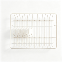 Égouttoir à vaisselle simple en métal, moderne, multifonctionnel, mobile, portable, non pliable, durable, étanche, pour cuisine commerciale