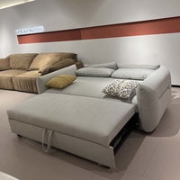 Canapé-lit moderne pliable convertible en velours confortable fauteuil pliable chambre à coucher salon vente en gros lit de jour trois places