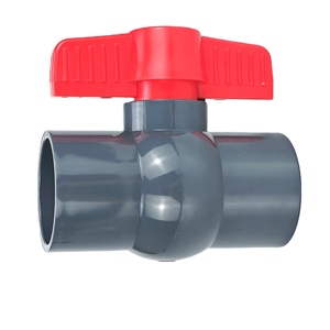 Yingshi <span class=keywords><strong>PVC</strong></span> đôi Công Đoàn bóng van cho nước | Hướng dẫn sử dụng | OEM/ODM Nhà máy cung cấp | Kết nối NPT | NSF phê duyệt | 1/2 "-4" cổng - Product Image 5