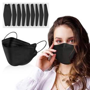 Masker Wajah lipat nyaman 5 lapis, Respirator masker wajah Anti debu partikel Virus untuk bengkel toko kantor - Product Image 1