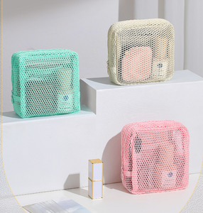 Small Capacity Cosmetic Bag Mesh Zipper Coin <b>Purse</b> Lipstick <b>Key</b> Storage Pouch - Product Image 2