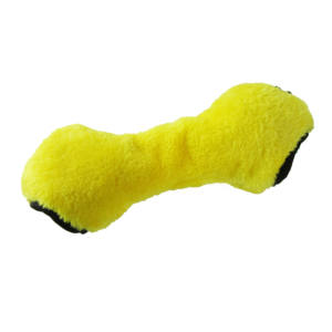 En çok satan çevre dostu peluş kumaş köpek eğitim çiğnemek oyuncak iç lastik top 25cm X 10cm OEM marka - Product Image 6