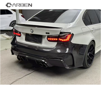 Pare-chocs arrière modifié et amélioré en fibre de carbone de style 3D pour BMW Série 3 F30 F31 M3 M4 F80 F81 F82 Kits de carrosserie État neuf