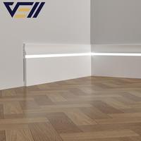 Plinthe VELL Étanche en PS Avec Bande Lumineuse LED, Conception à Installation Facile