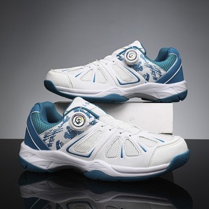Chaussures de sport respirantes et amorties, design à boucle rotative, antidérapantes, chaussures professionnelles pour le badminton, le tennis, l'entraînement quotidien - Product Image 4