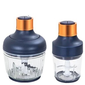 Picadora de carne eléctrica multifuncional de 2.5L y 0.6L para el hogar con múltiples cuchillas, fácil de operar - Product Image 5