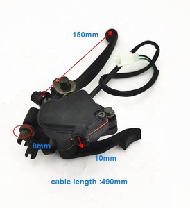 Palanca de freno de mano doble ESUM con cables de acelerador de pulgar para UTV ATV Quad Bike para Roketa Alpha Baja <span class=keywords><strong>Kazuma</strong></span> - Product Image 6