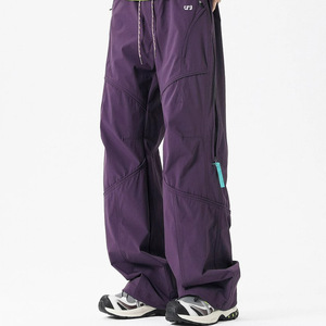 <span class=keywords><strong>Pantaloni</strong></span> Cargo Primaverili da Uomo Stile Americano, Asciugatura Rapida, <span class=keywords><strong>Idrorepellenti</strong></span>, per Escursionismo, con Zip Laterale, Funzionali e Casual - Product Image 1