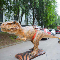 Dinosaures animatroniques réalistes à monnayeur SIC grandeur nature pour parcs d'attractions