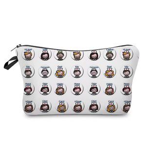 Fashionable Cosmetic Bag with Print for Nurse Travel Toiletry Organizer Pouch for Women with Print for Nurse Travel Cosmetic - Product Image 6