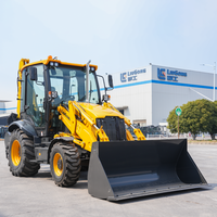 Kraftstoffsparender Liugong 4-Rad-Baggerlader ISO-Zertifizierter Mini-Traktor-Baggerlader zum Großhandelspreis