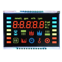 Segment personnalisé TN STN Panneau LCD pour compteur LCD avec tension Courant Température Puissance Caractères et Segments
