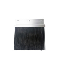 Brosse de câble d'étanchéité d'armoire de poils en nylon de carte jaune de qualité industrielle UL94-V0 pour la machine-outil à usage industriel