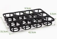 Plateau de semis en plastique pour orchidées Phalaenopsis à 12/15 trous, plateau de culture pour plantes à fleurs