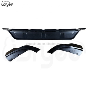 Lèvre de diffuseur de séparateur de pare-chocs arrière ABS en Fiber de carbone de Style BK pour <span class=keywords><strong>BMW</strong></span> <span class=keywords><strong>X5</strong></span> G05 2019 2020 <span class=keywords><strong>2021</strong></span> 2022 2023 2024 + accessoire de réglage - Product Image 3