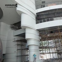 Enveloppes Sculpturales GRC pour les Zoos et les Habitats Animaux, Revêtement de Bâtiments Thématiques, Projet d'Ingénierie de Façade UHPC