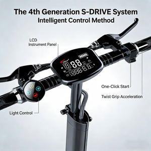 Monopattino Elettrico Pieghevole Leggero, Bici Elettrica per Adulti, Scooter per Pendolari Urbani - Product Image 2