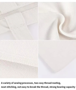 Bolsa de Compras Tipo Tote para Estudiantes, con Diseño Opcional, Gran Capacidad, Lona en Blanco, Patrón a Cuadros Simple, para Llevar al Hombro - Product Image 3